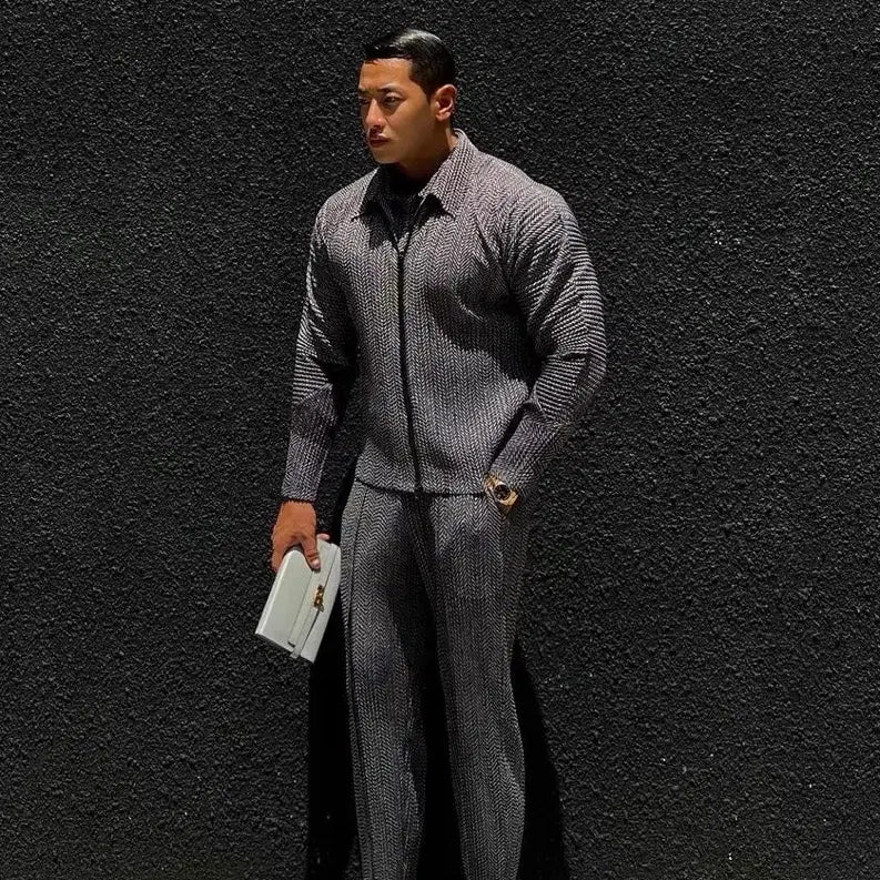 [BUNJANG] Volante Harrington Pleats Setup Set (New) / 3ps볼란테 인터넷 유일 헤링턴 플리츠 셋업 새상품