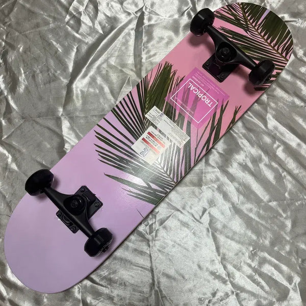 [BUNJANG] Viva Skateboard Tropical Pattern Longboard (New) / 비바 스케이트보드 새상품