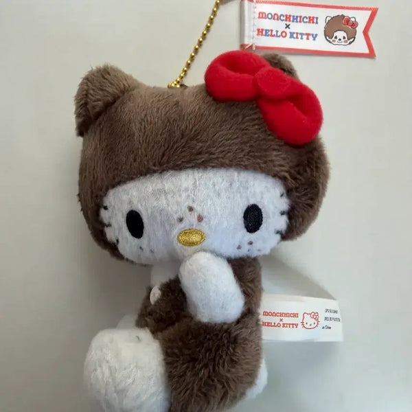 [BUNJANG] Monchhichi Hello Kitty Keychain / 몬치치 헬로키티 키체인 키링