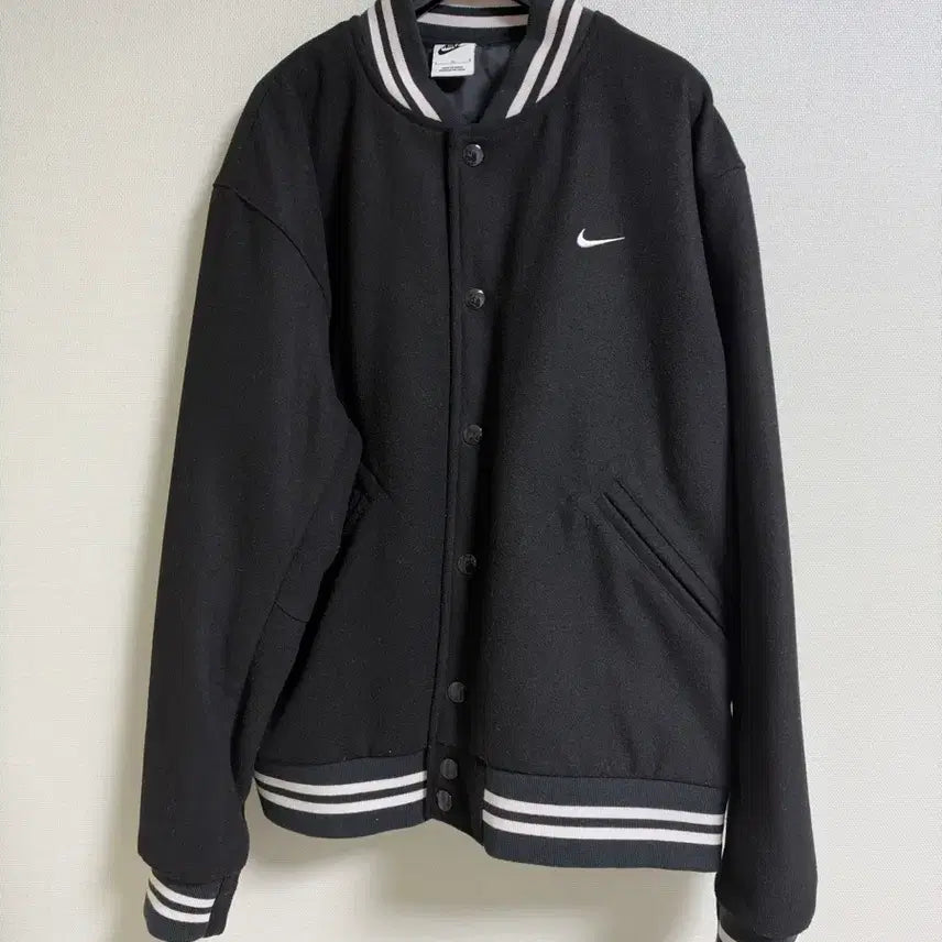 [BUNJANG] Nike Varsity Jacket Black L / 나이키 바시티자켓 L