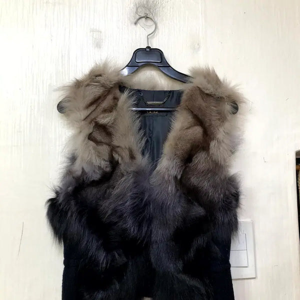[BUNJANG] ABFZ Fox Fur Vest / ABFZ 폭스퍼 조끼