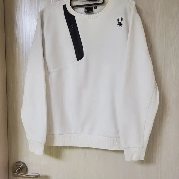 [BUNJANG] Spider Logo Sweatshirt White / 스파이더 맨투맨 흰색