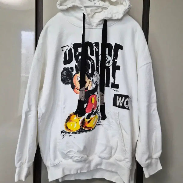 [BUNJANG] Mickey Mouse Printing Hoodie / 미키마우스 프린팅 후드티