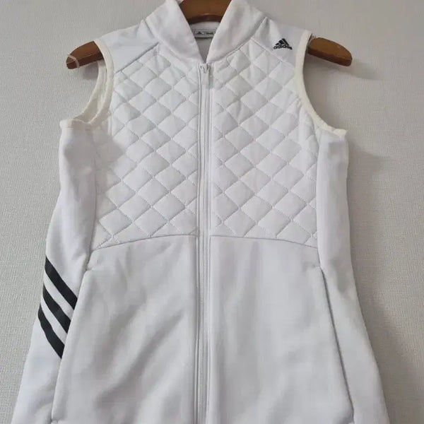 [BUNJANG] Adidas Quilted Vest White / [아디다스] 퀼팅 베스트 화이트