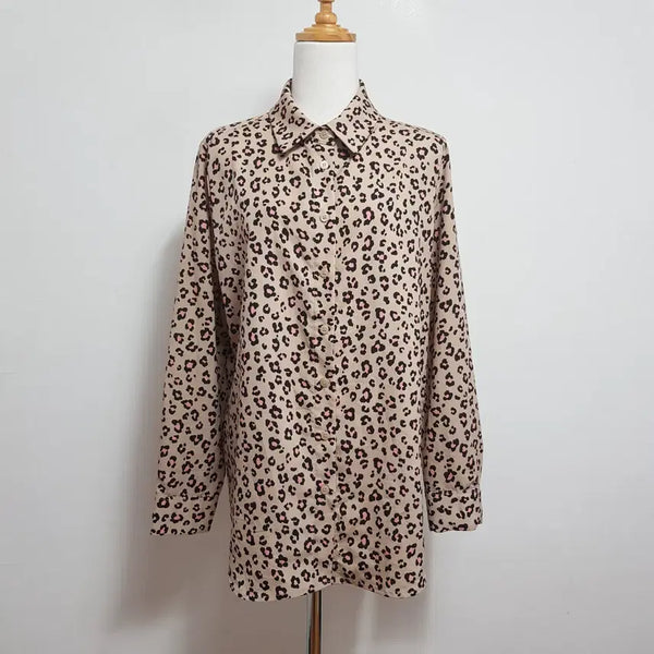 [BUNJANG] Women's Solid Shirt - Beige, Free Size / 7220/솔리드셔츠 여 free사이즈 베이지셔츠/내옷방