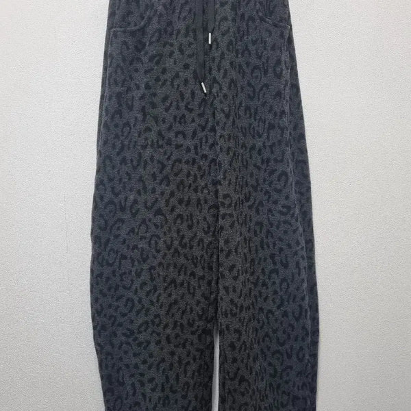 [BUNJANG] Leopard Pattern Wide Pants / 1008 9 레오파드 패턴 와이드 팬츠