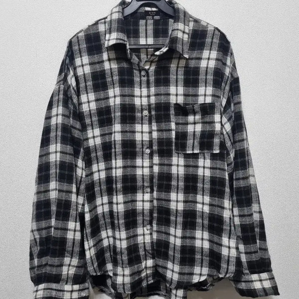 [BUNJANG] Check Pattern Long-Sleeve Shirt / 1008 12 gram 체크 남방  셔츠