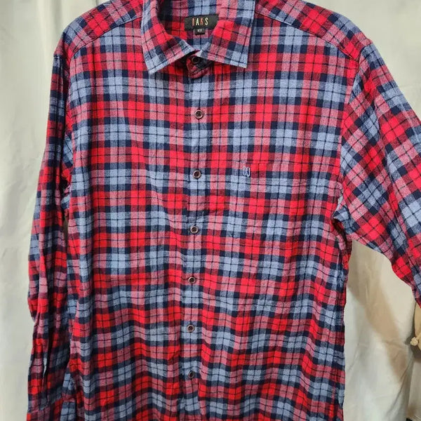 [BUNJANG] Daks Check Shirt Red / 100)닥스 체크 셔츠 레드