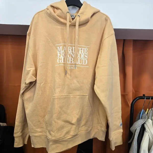 [BUNJANG] Marithe Francois Girbaud Beige Hoodie / 마리떼 프랑소와 저버드 후드티 베이지