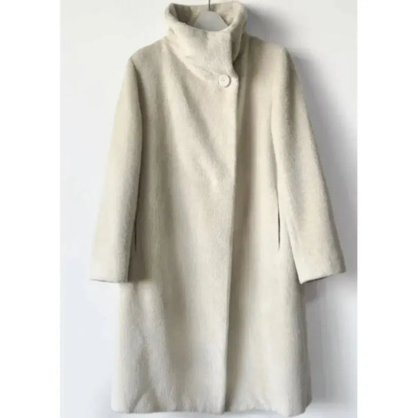 [BUNJANG] MINE Lama Wool Coat / 마인 MINE 라마 울 코트