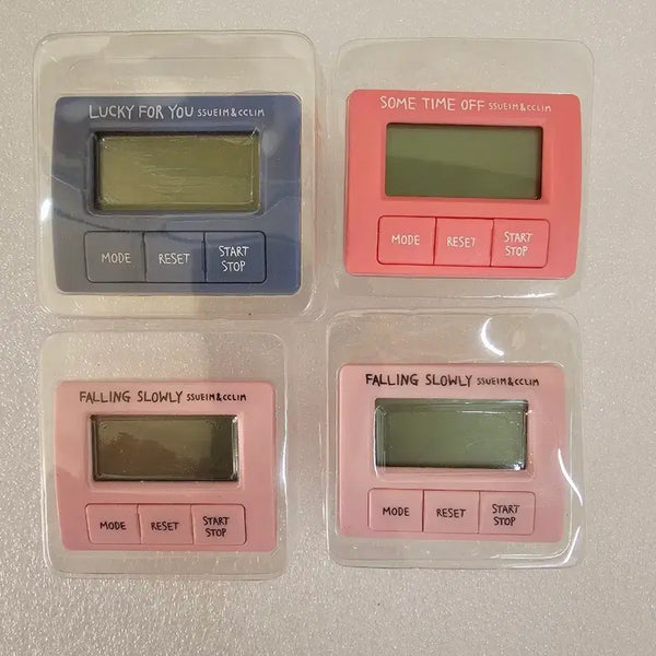 [BUNJANG] Timer Set (4 pcs) / 타이머 4개 일괄 (건전지포함)