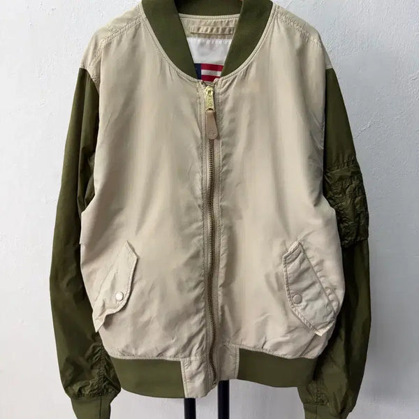 [BUNJANG] Alpha Industries Reversible MA-1 Flight Jacket L / 정품) 알파인더스트리 리버시블 양면 항공자켓 L