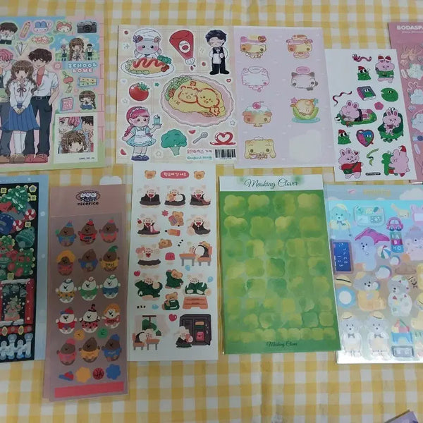 [BUNJANG] Diary Decor Sticker Bundle (30 Sheets) / 다꾸스티커 30장 일괄판매 다꾸처분