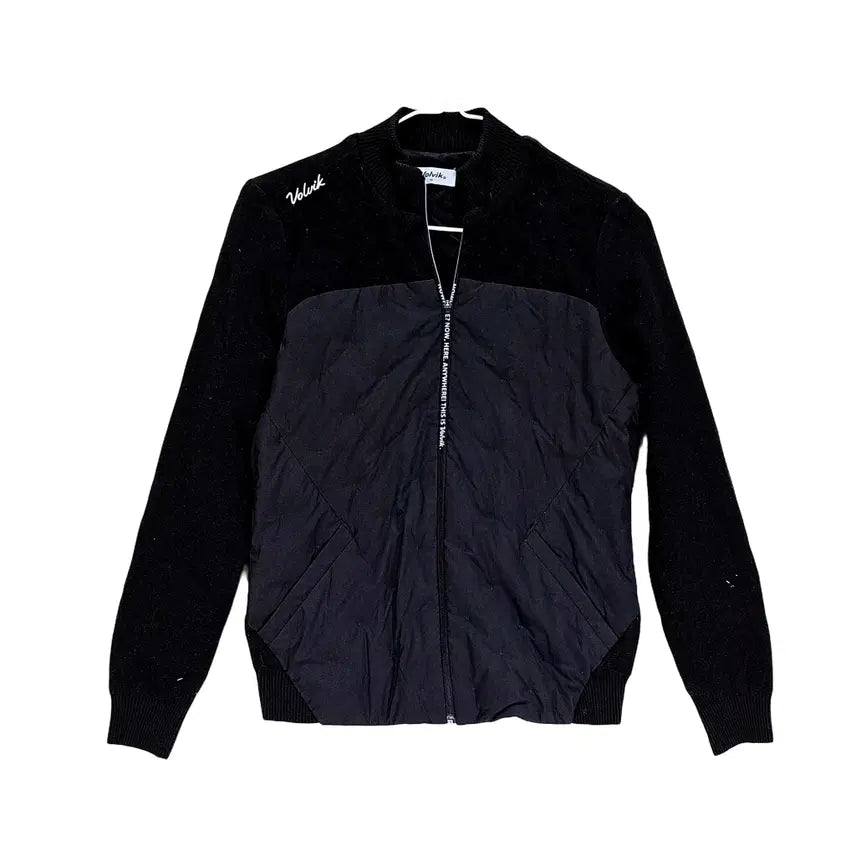 [BUNJANG] Volvik 90 Goose Down Windproof Blouson Jumper Black / 볼빅 90 스포티한 방풍블루종점퍼 블랙 04463