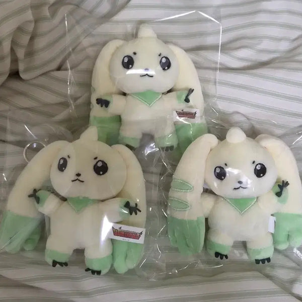 [BUNJANG] Digimon Tamers Terriermon Plush Keychain / 디지몬 테이머즈 테리어몬 인형 키링