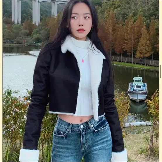 [BUNJANG] Pale J - Faux Fur Shearling Jacket / 페일제이드 무스탕 새상품
