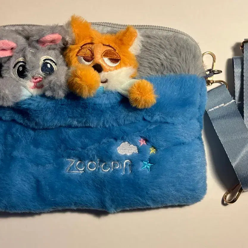 [BUNJANG] Zootopia Nick & Judy Couple Pouch / Bag / [새 상품] 보들보들 주토피아 인형 파우치 겸 가방