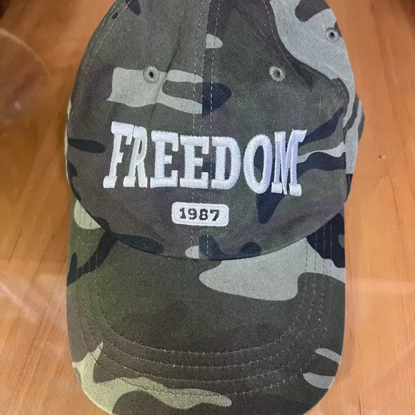 [BUNJANG] Freedom Camo Cap Hat L / 프리덤 카모 캡 모자 L