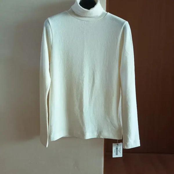 [BUNJANG] Ivory Turtleneck Long-Sleeve Knit / 새상품) 아이보리 폴라 긴팔 니트