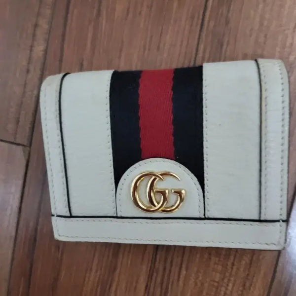 [BUNJANG] Gucci Web Stripe Leather Wallet / 구찌 지갑