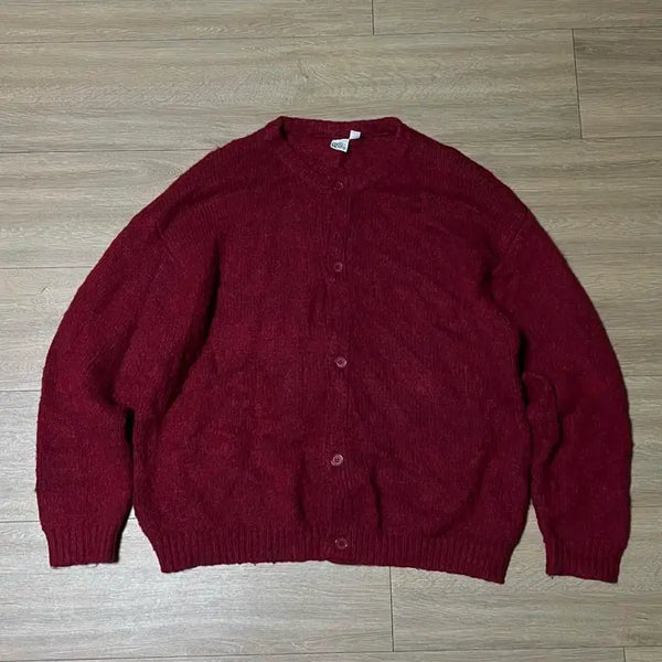 [BUNJANG] Partimento Deep Red Cardigan / 파르티멘토 가디건 딥레드