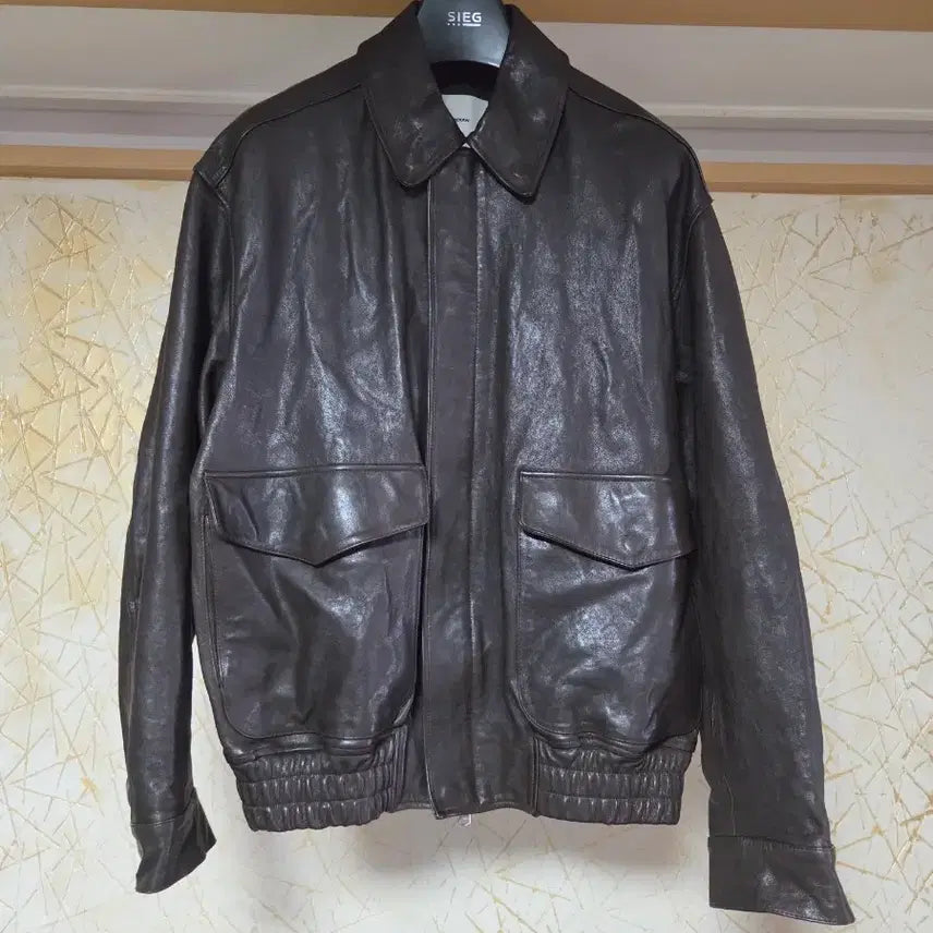 [BUNJANG] The Row A2 Leather Jacket Brown Size 2 / 24fw 인더로우 a2 레더 자켓 브라운 사이즈 2 (103)실착 적어 상태 좋은편입니다.