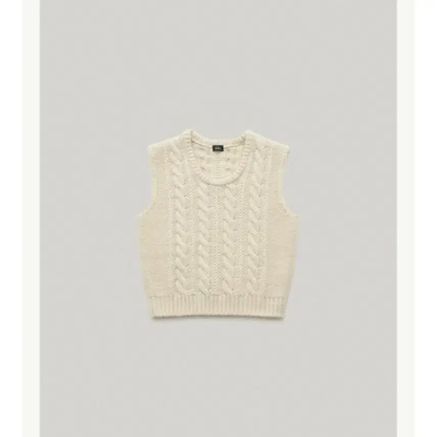 [BUNJANG] TheBarnet Pope Cable Knit Vest / 더바넷 포프 케이블 니트 베스트