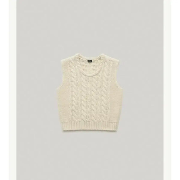[BUNJANG] TheBarnet Pope Cable Knit Vest / 더바넷 포프 케이블 니트 베스트