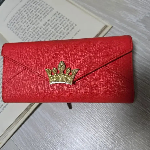 [BUNJANG] J.ESTINA Red Long Wallet / 제이에스티나 장지갑