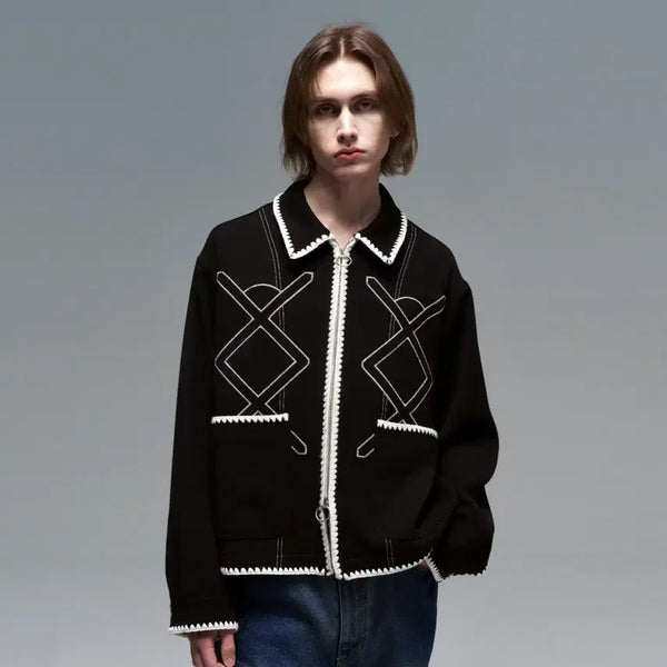[BUNJANG] MURRA AER Halogen Needlework Blouson Size 2 / 무라아에르(MURRA AER) 할로겐 니들워크 블루종 2사이즈 새상품