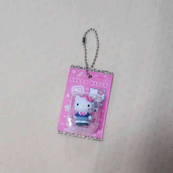 [BUNJANG] Hello Kitty School Uniform Package Gacha Figure Keyring / 교복 헬로키티 패키지 박스 가챠 피규어 키링