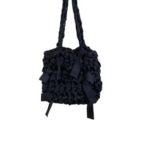 [BUNJANG] Crochetant Mat Sac Indigo Bag / 크로쉐안트 가방 매트삭 인디고