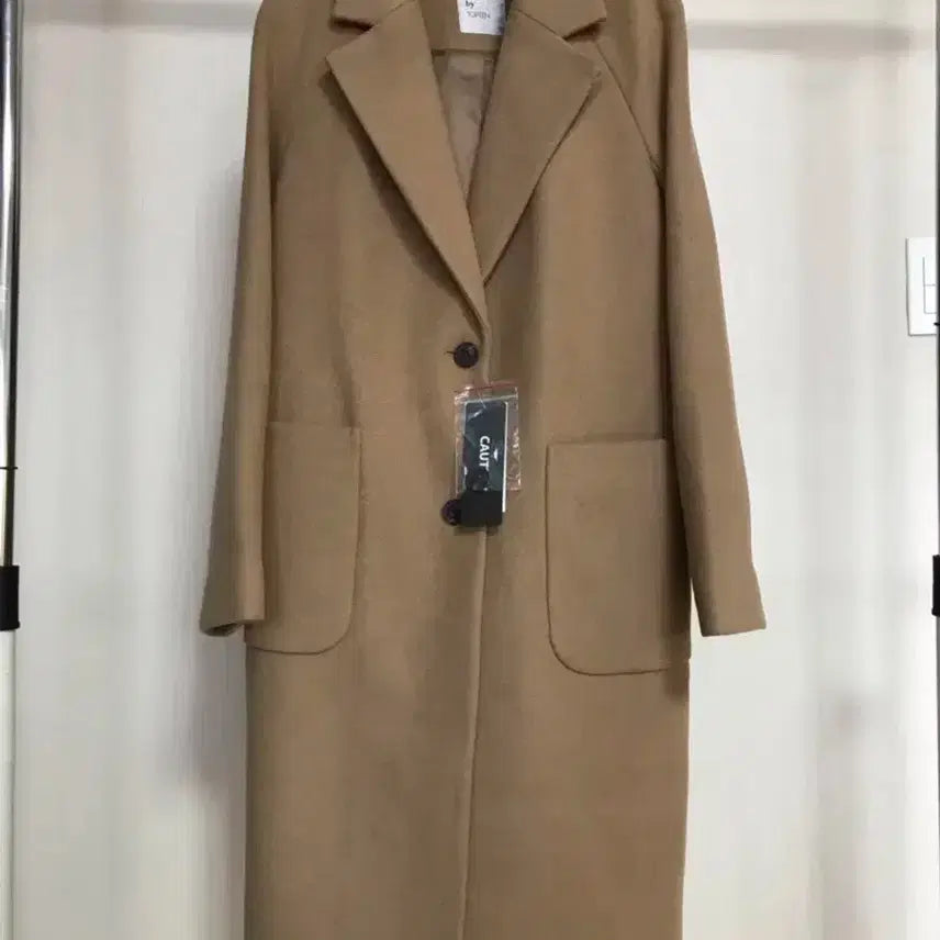 [BUNJANG] TOPTEN Beige Wool Blend Coat / 탑텐 코트