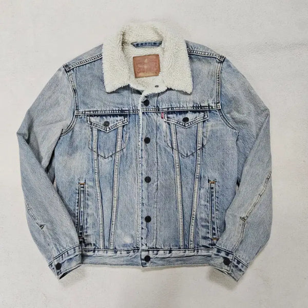 [BUNJANG] Levi's Sherpa Lined Denim Jacket / 리바이스 쉐르파 연청 자켓 급처