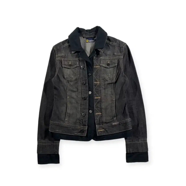 [BUNJANG] Nautica Denim Jacket Black / 노티카 데님 자켓 블랙