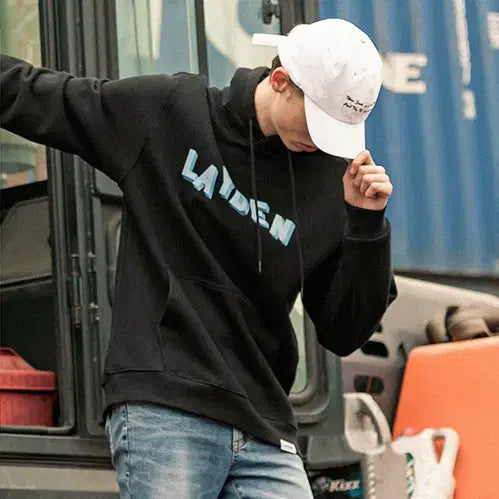 [BUNJANG] RAIDEN BLOCKS PULLOVER HOODIE-BLACK M Size / [새상품] 레이든 스웨트/니트 M사이즈 BLOCKS PULLOVER HOODIE-BLACK