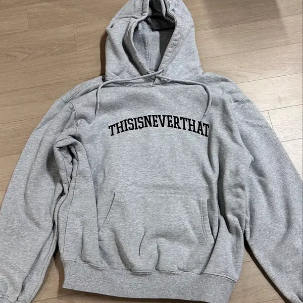 [BUNJANG] Thisisneverthat Grey Hoodie M / 디스이즈네버댓 그레이 후드티 M