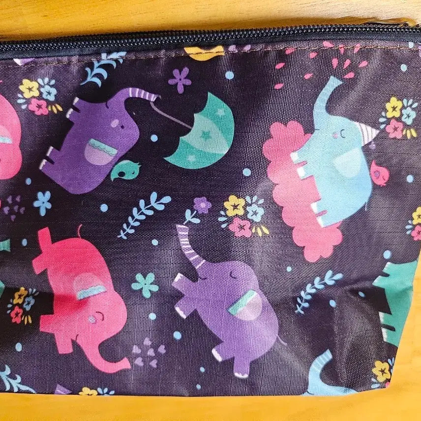 [BUNJANG] Elephant Pattern Pouch / 파우치 코끼리 패턴