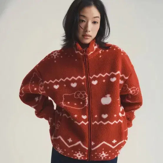 [BUNJANG] SPAO Hello Kitty Dumble Fleece L / 미개봉) 스파오 헬로키티 덤블 플리스 L