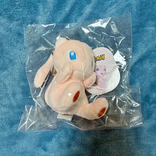 [BUNJANG] Pokemon Mew 8cm Plush Keychain / 포켓몬스터 뮤 8cm 인형 키링