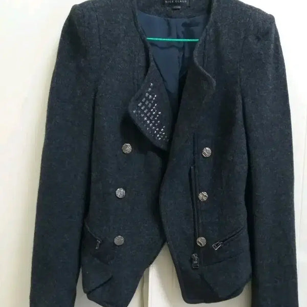 [BUNJANG] Nice Claup Women's Navy Cap Hat (Size 55) / 여55나이스클랍 모자켓