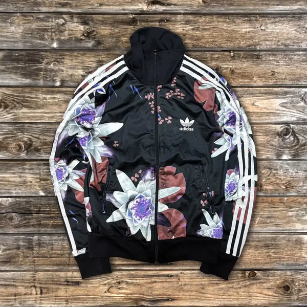 [BUNJANG] Adidas Flower Back Logo Jersey / 95) 아디다스 플라워 백로고 져지
