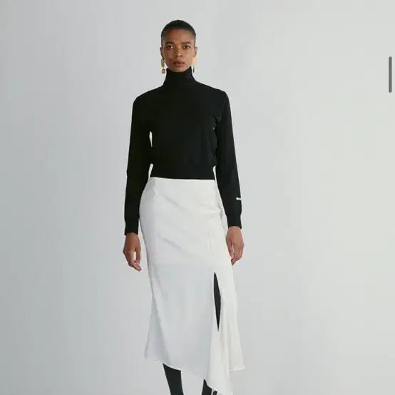 [BUNJANG] Recto Black Knit Turtleneck New / 렉토 니트 목폴라 터틀넥 블랙 새상품