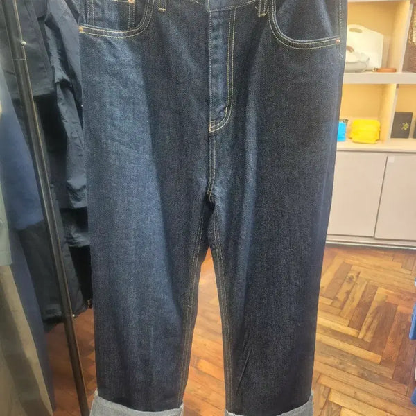 [BUNJANG] Rolled-Up Denim Jeans Set / 청바지 롤업 데님세트