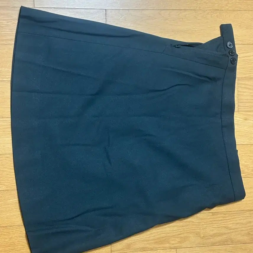 [BUNJANG] Dark Green School Skirt / 교복치마