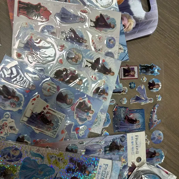 [BUNJANG] Frozen Stickers and Miscellaneous Items Bundle / 겨울왕국 스티커와 잡화