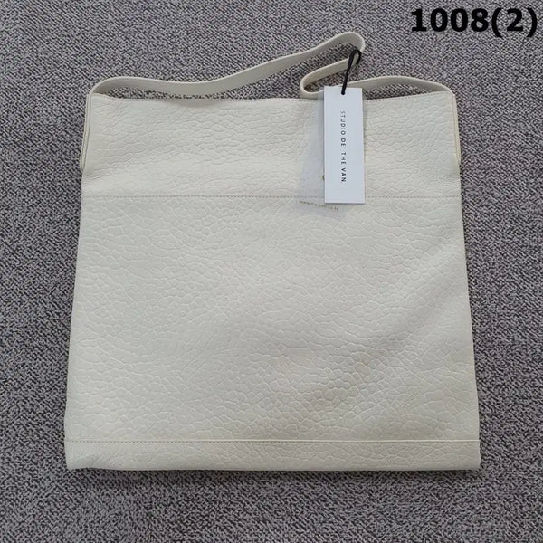[BUNJANG] STUDIO THE VAN Leather Shoulder Bag Ivory / 스튜디오 더 반 가죽 숄더백 아이보리