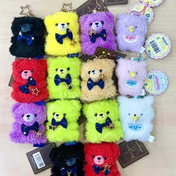 [BUNJANG] Cute Bear Plush Keychain Bundle Set / Bear귀여운 곰돌이bear인형뽑기 키링열쇠가방고리 인형 일괄 처분