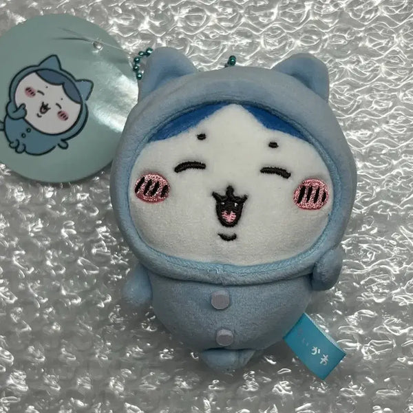 [BUNJANG] Hachiware Pajama Party Plush Keychain / 하치와레 파자마파티 인형키링