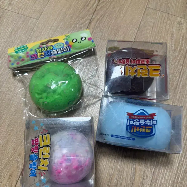 [BUNJANG] Crunchy Slime Set (4 Types) / 크런치 슬랑이( 슬라임)  4종